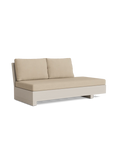 Edge Lounge Open Bank links mit Kissen