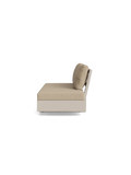Edge Lounge Open Bank links mit Kissen