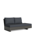 Edge Lounge Open Bank links mit Kissen