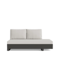Edge Lounge Open Bank links mit Kissen