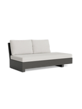 Edge Lounge Open Bank links mit Kissen