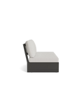 Edge Lounge Open Bank links mit Kissen