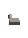 Edge Lounge Open Bank links mit Kissen