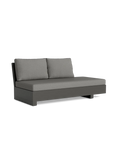 Edge Lounge Open Bank links mit Kissen