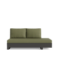 Edge Lounge Open Bank links mit Kissen