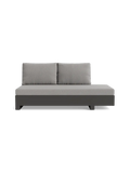 Edge Lounge Open Bank links mit Kissen