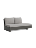 Edge Lounge Open Bank links mit Kissen