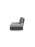 Edge Lounge Open Bank links mit Kissen
