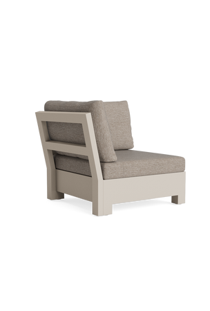 Edge Lounge Ecke, Gestell Beige, inkl. Kissen