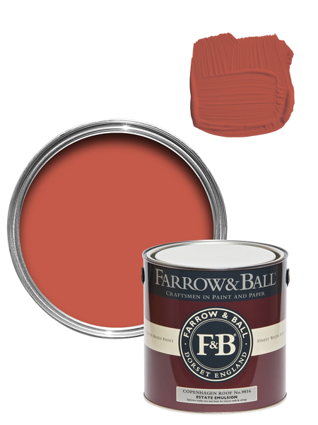 Wandfarbe - Copenhagen Roof No. 9816 Wandfarbe Farrow & Ball