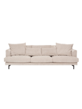 Sofa | Cord-Sofa | Udo (3-Sitzer) in Beige - von LIVING online kaufen bei LIVINGforme.