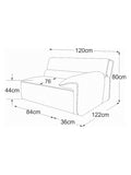 Sofa | Vola Sofa | "Element 105 Armteil rechts" - von designwerk online kaufen bei LIVINGforme.