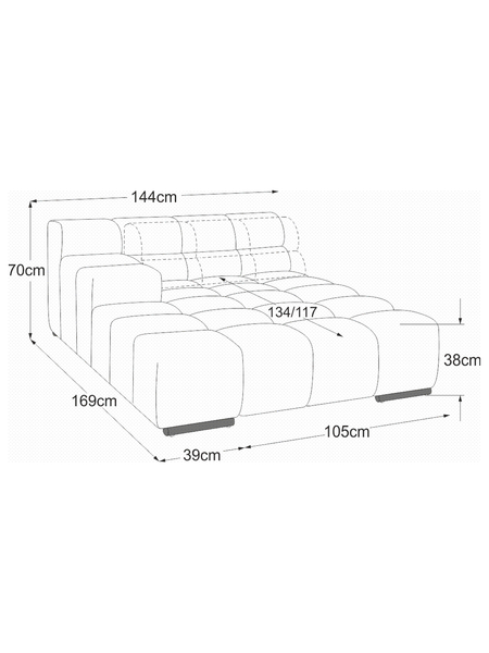 Sofa | Temple Sofa | "REC Armteil links (RVM)" - von designwerk online kaufen bei LIVINGforme.