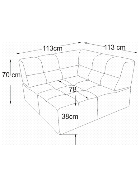 Sofa | Temple Sofa | "Ecke" - von designwerk online kaufen bei LIVINGforme.