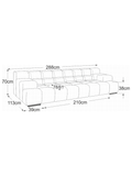 Ecksofa | Temple Sofa | "Megasofa" - von designwerk online kaufen bei LIVINGforme.