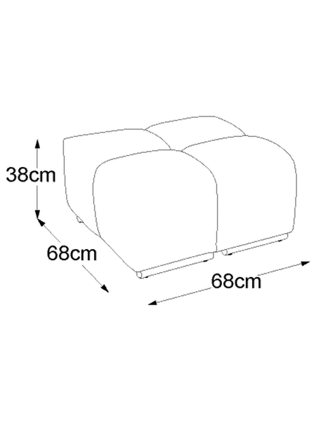 Sofa | Temple Sofa | "Hocker" - von designwerk online kaufen bei LIVINGforme.