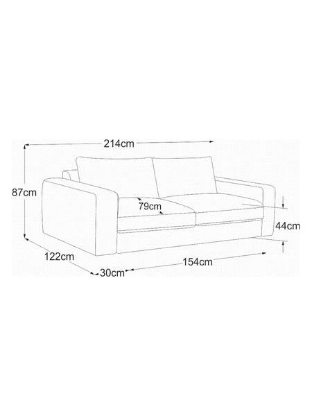 Sofa | Parma Sofa | "Bigsofa" - von designwerk online kaufen bei LIVINGforme.