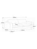 Sofa | Parma Sofa | "Gigasofa" - von designwerk online kaufen bei LIVINGforme.