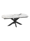Esstisch Phoenix, Platte Marmoroptik Fiorentino, geschlossen