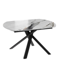 Esstisch Kheops, Platte Marmoroptik Fiorentino, geschlossen