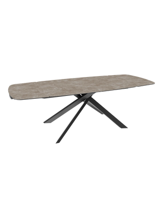 Esstisch Ria 190/270 x 100 x 76 cm, Platte Titan, ausgezogen