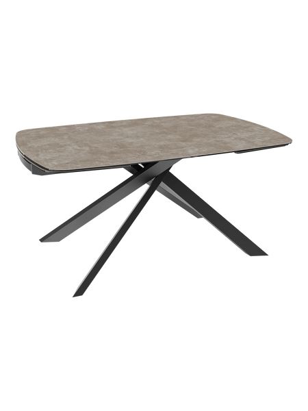 Esstisch Ria Esstisch Akante Zementgrau 160/240 x 100 x 76 cm