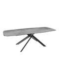 Esstisch Ria 160/240 x 100 x 76 cm, Platte Silver, ausgezogen