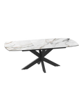 Esstisch Phoenix, Platte Marmoroptik Fiorentino, ausgezogen
