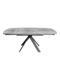 Esstisch Milazzo, Platte Silver, ausgezogen