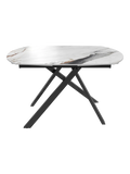 Esstisch Stromboli, Platte Marmoroptik Fiorentino, geschlossen