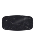 Esstisch Stromboli, Platte Marmoroptik Marquina, Draufsicht, ausgezogen