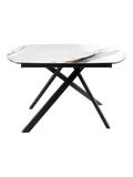 Esstisch Stromboli, Platte Marmoroptik Fiorentino, geschlossen
