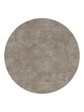 Esstisch New Luna 95/135 x 135 x H77/75 cm, Platte Zementgrau, Gestell schwarz, Draufsicht, geschlossen, rund