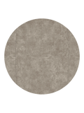 Esstisch New Luna, Platte Zementgrau, Draufsicht, geschlossen, rund