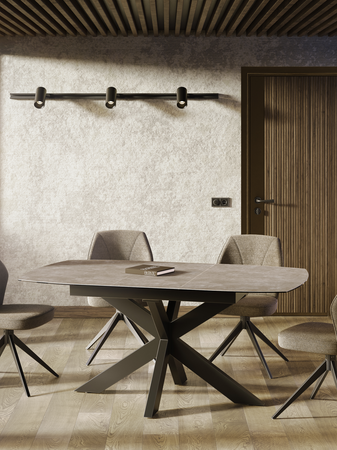 Esstisch | Esstisch Phoenix | DT369 - Silver von Akante online kaufen bei LIVINGforme.