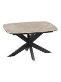 Esstisch Phoenix, 130/170 x 100 cm Esstisch Akante Zementgrau