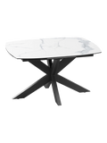 Esstisch Phoenix, 130/170 x 100 cm Esstisch Akante Marmoroptik matt