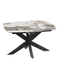Esstisch Phoenix, 130/170 x 100 cm Esstisch Akante Marmoroptik Calcatta
