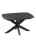 Esstisch Phoenix, 130/170 x 100 cm Esstisch Akante Marmoroptik Marquina