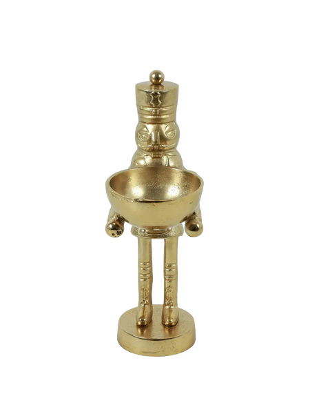 Deko-Nussknacker mit Schale "Rick" Gold