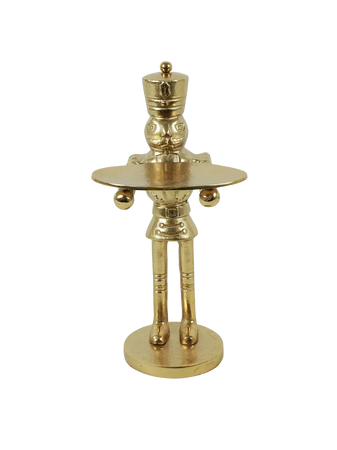 Deko-Nussknacker mit Tablett "Rick" Gold