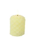 LED-Kerze Tannenzapfen "Lyon" Creme