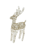 LED-Drahtfigur Hirsch "Dami" Gold
