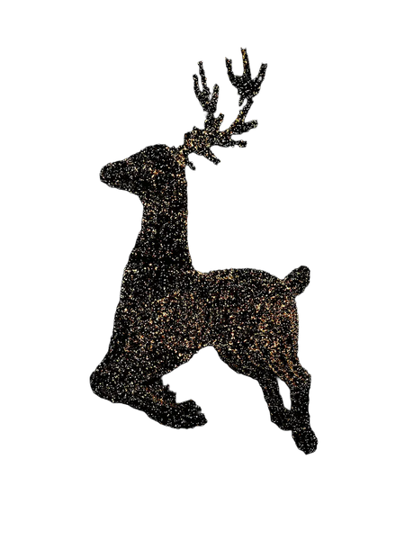 LED-Drahthirsch XXL "Chester" Gold