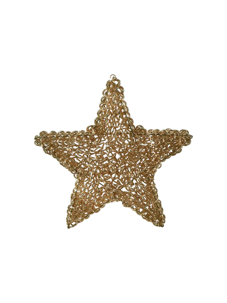 LED-Drahtstern "Lumia" Gold