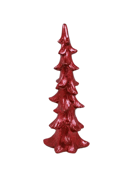 Deko-Weihnachtsbaum "Floris" Kirschrot