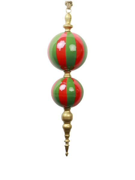 Weihnachtshänger Girlande "Clara" Rot/Gold