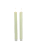 LED-Tafelkerze rustikal 2er-Set "Lyon" Creme