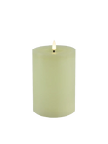 LED-Stumpenkerze rustikal Ø 10 cm "Lyon" Creme