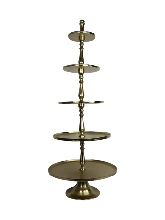 Etagere rund "Lucy" Gold